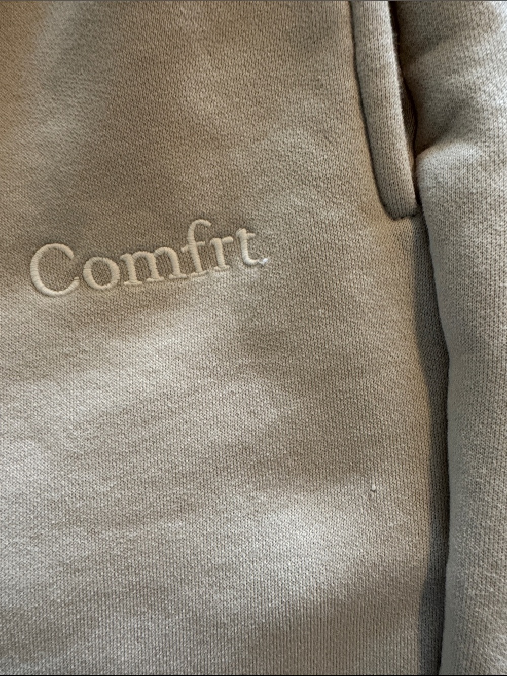 Comfort Women’s Cream Jogger Sweatpants Size M - Picture 12 of 15